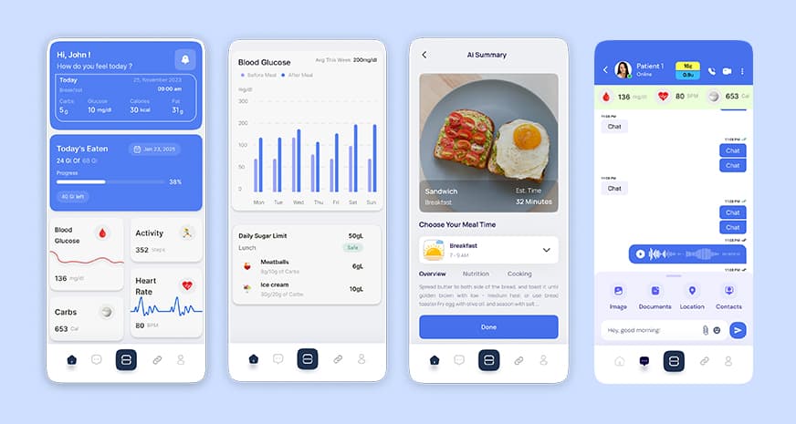 GlucoGuide Mobile App